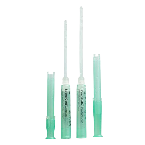 The image shows different sized urological catheters